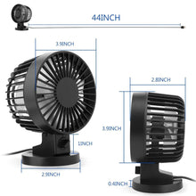 Load image into Gallery viewer, 2TRIDENTS Mini Noiseless USB Fan - Bring You A Soft Breeze - Great For Office, Home, Dorm, Library And More (Black)