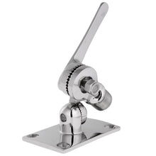 Load image into Gallery viewer, 2TRIDENTS Marine Stainless Steel Ratchet Rail Mount - Special Cable Slot Eliminates Removal of Most Factory-Installed Connectors