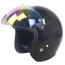 Load image into Gallery viewer, 2TRIDENTS Universal Windproof 3-Snap Motorcycle Helmet With Flip Up Visor Wind Shield - Safety Helmet and Hearing Protection System