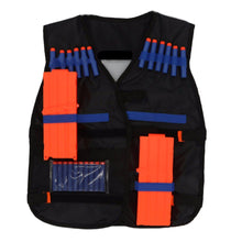 Load image into Gallery viewer, 2TRIDENTS 47x18 Inch Adjustable Outdoor Tactical Adjustable Vest for CS Game Paintball Airsoft Vest Military Equipment (Black)