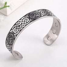 Load image into Gallery viewer, GUNGNEER Celtic Knot Trinity Pendant Necklace Infinity Bracelet Stainless Steel Jewelry Set