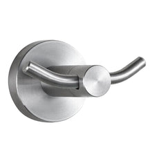 Load image into Gallery viewer, 2TRIDENTS Stainless Steel Double Towel Bathroom Hook Heavy Duty Wall Mount Hook for Bathroom Kitchen Restroom