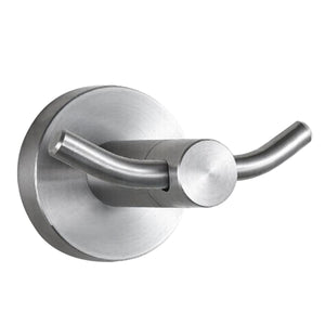 2TRIDENTS Stainless Steel Double Towel Bathroom Hook Heavy Duty Wall Mount Hook for Bathroom Kitchen Restroom