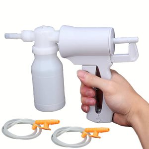 2TRIDENTS Portable & Manual Suction Pump Handheld Suction Device White Handheld Suction Easily Pumping