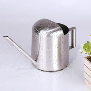 2TRIDENTS Stainless Steel Watering Pot Can Watering Kettle with Long Spout Perfect for Plant Flower Watering