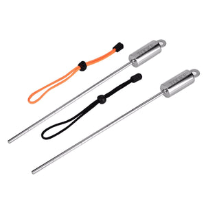 2TRIDENTS Scuba Diving Stick Pointer Rod with Hand Rope - Great Accessories for Scuba Diving Or Other Underwater Sports (Black Lanyard)