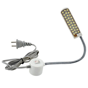 2TRIDENTS Sewing Desk Lamp - 2W 30LED Magnetic Mounting Base Gooseneck Lamp for Sewing Machine