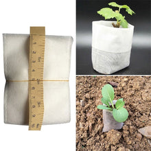 Load image into Gallery viewer, 2TRIDENTS 200 Pcs Nursery Bags Plant Grow Bags - Environmental Non-Woven Fabrics - Home Garden Supply