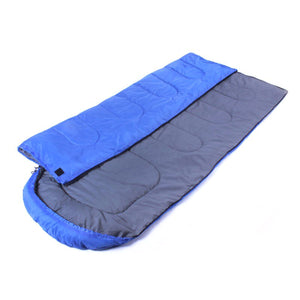 2TRIDENTS Compact Sleeping Bag Lightweight Water Proof for Kids Adults Outdoor Activity Equipment Camping Hiking Travelling (Blue)