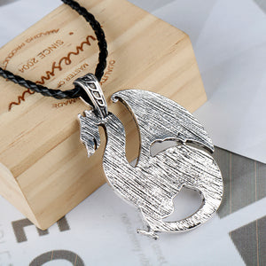 ENXICO Dragon Pendant Necklace with Celtic Knot ? Celtic Zodiac Animal Spirit Symbol ? Irish Celtic Jewelry