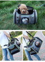 Load image into Gallery viewer, 2TRIDENTS Breathable Handbag Puppy, Pet Dog Carrier Bag, Space Capsule Shap, Shoulder Bag, Soft Kennel - Travel Bag for Your Lovely Pet
