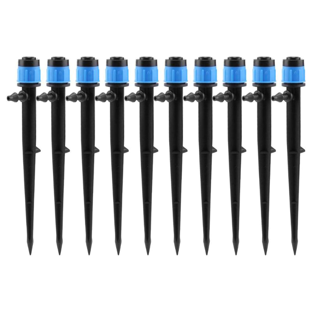 2TRIDENTS 10pcs 360 Degree Irrigation Watering Sprinkler - Irrigation System for Hydroponic and Aeroponic Irrigation - Home Garden Tools
