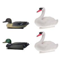 Load image into Gallery viewer, 2TRIDENTS Set of 4 Floating Swan Duck Hunting Decoys - Suitable for Hunting, Gaming, Or Just Be A Garden/Backyard Decoration/Ornament