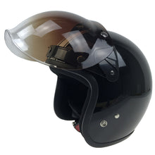Load image into Gallery viewer, 2TRIDENTS Flip-Up Base Helmet With Shield/Windshield - Uni-sex Multi Color Detachable Modular - Safety Helmet and Hearing Protection System (Black)