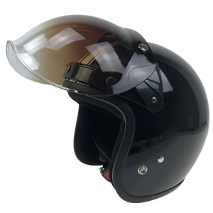 2TRIDENTS Flip-Up Base Helmet With Shield/Windshield - Uni-sex Multi Color Detachable Modular - Safety Helmet and Hearing Protection System (Black)