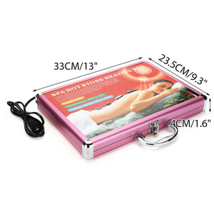 2TRIDENTS Pink Hot Massage Stone Heater Case - Perfect Tool To Retain The Heat Of Stones For A Long And Relaxing Massage