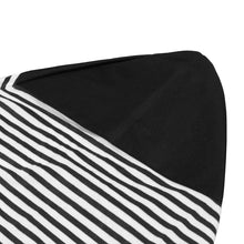 Load image into Gallery viewer, 2TRIDENTS Surfboard Sock Cover Ultra Light Protective Bag for Your Surfboard Essential Surfing Accessories (Black White 6.3)