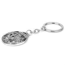 Load image into Gallery viewer, GUNGNEER Celtic Knot Irish Infinite Scandinavian Pendant Necklace Cross Key Chain Jewelry Set
