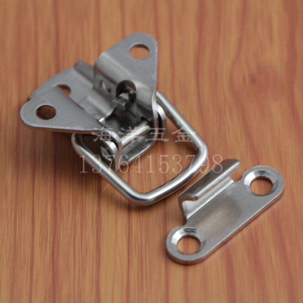 2TRIDENTS Stainless Steel Tool Box Buckle Locking Latch Lock Clasp Buckle for Protection and Security