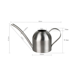 2TRIDENTS Stainless Steel Watering Pot with Long Mouth Perfect for Plant Flower Watering Home Office Decor