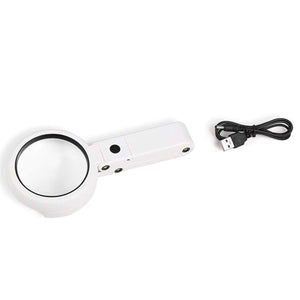 2TRIDENTS 5/11X Magnifying Glass with Light - Hand Free - Ideal for Reading, Jewlery, Coins, Craft & Hobbies