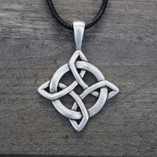Load image into Gallery viewer, GUNGNEER Celtic Irish Trinity Knot Hair Pin Brooch Infinity Pendant Necklace Jewelry Set