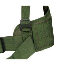 Load image into Gallery viewer, 2TRIDENTS Tactical Belt with Suspenders for Men - Paddded Adjustable Tool Belt - Lower Back Pain, Work, Lifting, Exercise, Sport (Army Green)