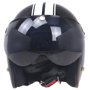 2TRIDENTS Universal Windproof 3-Snap Motorcycle Helmet With Flip Up Visor Wind Shield - Safety Helmet and Hearing Protection System (Coloful)