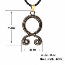Load image into Gallery viewer, ENXICO Viking Troll Cross Amulet Pendant Necklace ? Gold Color ? Nordic Scandinavian Viking Jewelry