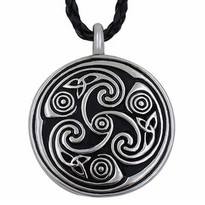 ENXICO Triquetra Celtic Knot Heart Shape Cremation Keepsake Memorial Urn ? 316L Stainless Steel ? Irish Celtic Jewelry