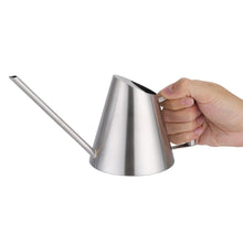 Load image into Gallery viewer, 2TRIDENTS Stainless Steel Watering Kettle Watering Can Pot Ideal for Plant Flower Watering Outdoor Garden (400ml)