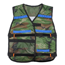 Load image into Gallery viewer, 2TRIDENTS 47x18 Inch Adjustable Outdoor Tactical Adjustable Vest for CS Game Paintball Airsoft Vest Military Equipment