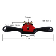 Load image into Gallery viewer, 2TRIDENTS 9-Inch Woodworking Hand Planer - Wood Planing Surface Smoothing For Edge Trimming &amp; Corner Shaping Of Wood, Bamboo, Plastic, Acrylic