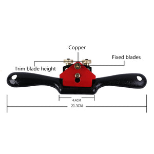 2TRIDENTS 9-Inch Woodworking Hand Planer - Wood Planing Surface Smoothing For Edge Trimming & Corner Shaping Of Wood, Bamboo, Plastic, Acrylic