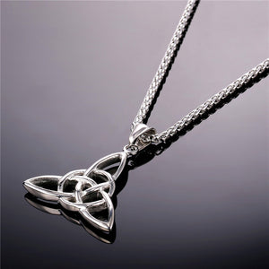 ENXICO Triquetra The Celtic Trinity Knot Pendant Necklace ? 316L Stainless Steel ? Irish Celtic Jewelry (Gold)