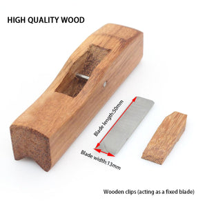 2TRIDENTS 4.6-Inch Woodworking Hand Planer With 0.5-Inch Cutter For Edge Trimming & Corner Shaping Of Wood, Bamboo, Plastic, Acrylic