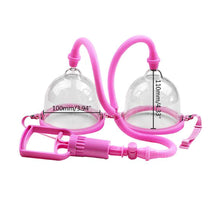 Load image into Gallery viewer, 2TRIDENTS Silicone Dual Vacuum Breast Pump with USB - Nipple Sucker Stimulating Breasts Enhancement Massager