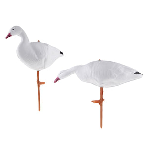 2TRIDENTS 2pcs Full Body Goose Hunting Decoys - Suitable for Hunting, Gaming, Or Just Be A Garden/Backyard Decoration/Ornament