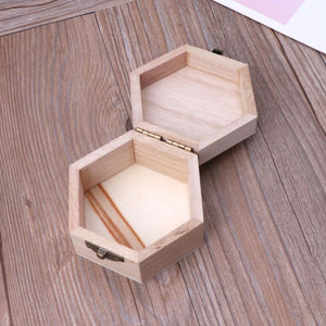 2TRIDENTS Natural Wood Jewelry Storage Pencil Case DIY Craft for Storing Jewelry Treasure Pearl Home Decor (3)