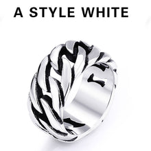Load image into Gallery viewer, GUNGNEER Stainless Steel Celtic Knot Triquetra Necklace Punk Infinity Ring Jewelry Set Men Women