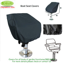 Load image into Gallery viewer, 2TRIDENTS 2 Sizes Optional Boat Seat Cover - Protecting Your Seats from Weathering and Deterioration (Black, L45xW56xH61cm)