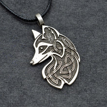 Load image into Gallery viewer, ENXICO Fox Pendant Necklace with Celtic Knot ? Celtic Zodiac Animal Spirit Symbol ? Irish Celtic Jewelry