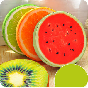 2TRIDENTS 3D Fruit Chair Back Cushion for Living Room, Bedroom, Home Office, Dining Room, Sofa and More - Home Decor Pillows (01)
