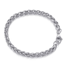Load image into Gallery viewer, GUNGNEER Stainless Steel Pentagram Pentacle Necklace Curb Chain Bracelet Pagan Jewelry Set Women