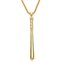 Load image into Gallery viewer, GUNGNEER Baseball Bat Necklace Stainless Steel Sports Charm Chain Jewelry For Men Women
