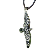 Load image into Gallery viewer, GUNGNEER Celtic Irish Trinity Viking Eagle Stainless Steel Pendant Necklace Jewelry Accessories