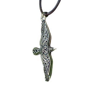 GUNGNEER Celtic Irish Trinity Viking Eagle Stainless Steel Pendant Necklace Jewelry Accessories