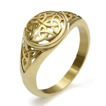 Load image into Gallery viewer, GUNGNEER Celtic Knot Triquetra Stainless Steel Ring Silvertone Bracelet Jewelry Set Men Women