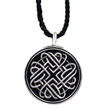 Load image into Gallery viewer, GUNGNEER Celtic Infinite Heart Knot Amulet Pendant Necklace Stainless Steel Jewelry Accessories