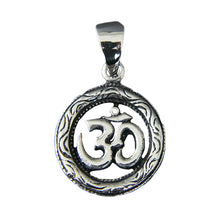 Load image into Gallery viewer, GUNGNEER Yoga Hindu Om Ohm Pendant Stainless Steel Spiritual Jewelry For Men Women